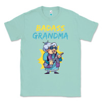 Seafoam badass grandma family mother grandma t shirt Classic Tee - linhVisuals