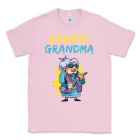 Bubblegum Pink badass grandma family mother grandma t shirt Classic Tee - linhVisuals