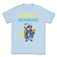 Dusty Blue badass grandma family mother grandma t shirt Classic Tee - linhVisuals