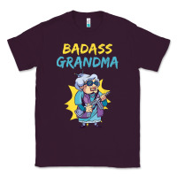 Plum badass grandma family mother grandma t shirt Classic Tee - linhVisuals