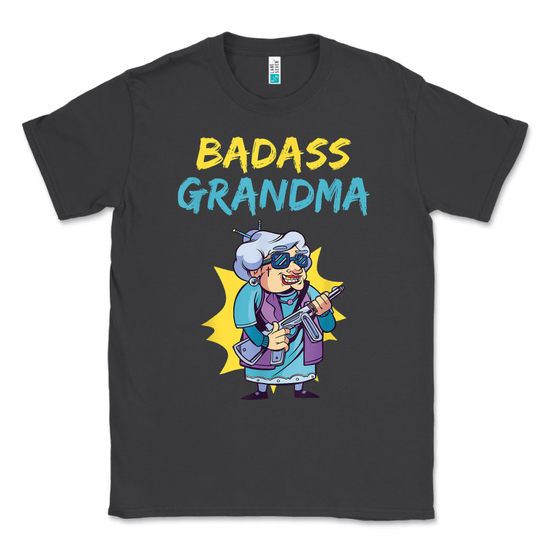 Badass Grandma Family Mother Grandma T Shirt Classic Tee by linhVisuals | Teevron