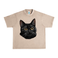 French Oak Bombay Cat Face Urban Heavy Tee - LillyAllenDesigns