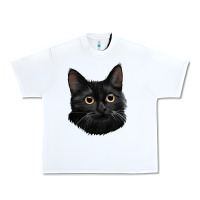 White Bombay Cat Face Urban Heavy Tee - LillyAllenDesigns