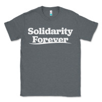 Charcoal Heather solidarity forever Classic Tee - linhVisuals