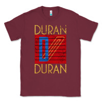 Burgundy Dürän dürän 01 Classic Tee - linhVisuals