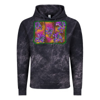 Cloud Black mardi gras mask background Vintage Hoodie - BarkalooDesign
