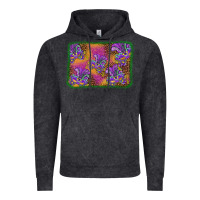 Vintage Black mardi gras mask background Vintage Hoodie - BarkalooDesign