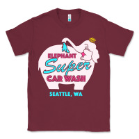 Burgundy pink elephant car wash Classic Tee - linhVisuals