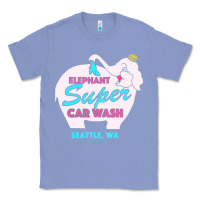 Colony Blue pink elephant car wash Classic Tee - linhVisuals