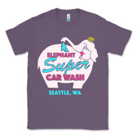 Lavender pink elephant car wash Classic Tee - linhVisuals