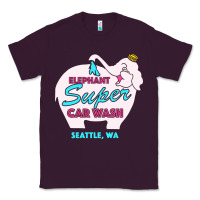 Plum pink elephant car wash Classic Tee - linhVisuals