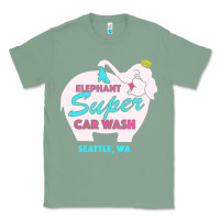 Sage pink elephant car wash Classic Tee - linhVisuals