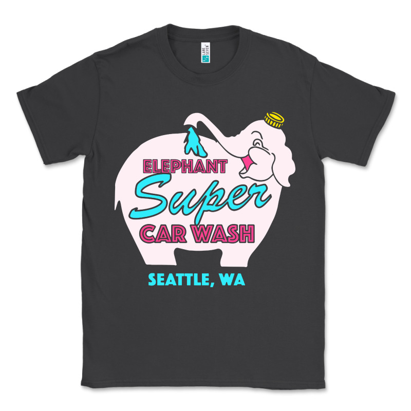 Pink Elephant Car Wash Classic Tee by linhVisuals | Teevron