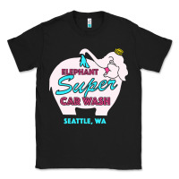Black pink elephant car wash Classic Tee - linhVisuals