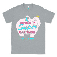 Heather Grey pink elephant car wash Classic Tee - linhVisuals