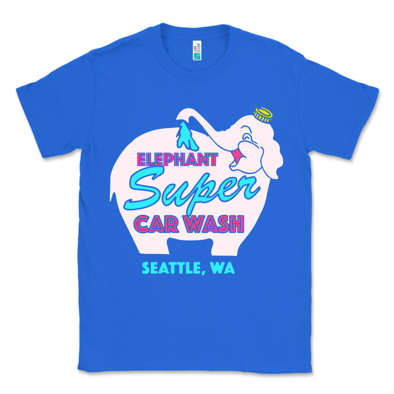 Pink Elephant Car Wash Classic Tee by linhVisuals | Teevron