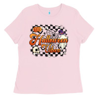 Bubblegum Pink halloween vibes Ladies Tee - Artiststas