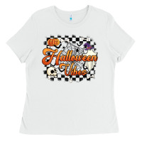 White halloween vibes Ladies Tee - Artiststas