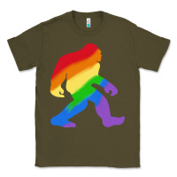 Army Green bigfoot t  shirt rainbow bigfoot t  shirt Classic Tee - linhVisuals