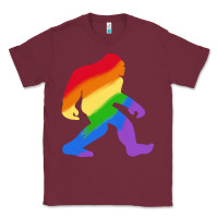 Burgundy bigfoot t  shirt rainbow bigfoot t  shirt Classic Tee - linhVisuals