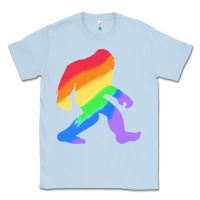 Dusty Blue bigfoot t  shirt rainbow bigfoot t  shirt Classic Tee - linhVisuals