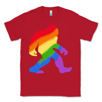 Red bigfoot t  shirt rainbow bigfoot t  shirt Classic Tee - linhVisuals