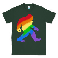 Sports Green bigfoot t  shirt rainbow bigfoot t  shirt Classic Tee - linhVisuals