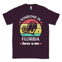 Plum someone in florida loves me t  shirt someone in florida loves me funny Classic Tee - linhVisuals
