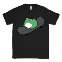 Black skateboarding frog Classic Tee - linhVisuals