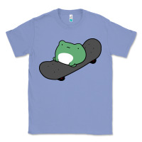 Colony Blue skateboarding frog Classic Tee - linhVisuals