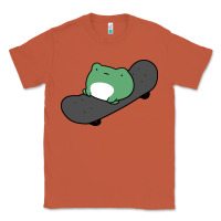 Copper skateboarding frog Classic Tee - linhVisuals