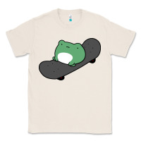 Natural skateboarding frog Classic Tee - linhVisuals
