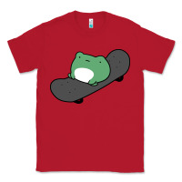Red skateboarding frog Classic Tee - linhVisuals