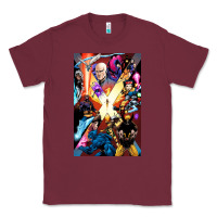 Burgundy x men 3 Classic Tee - linhVisuals