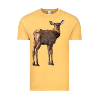 Elk Fawn Deer Vintage Tee | Teevron
