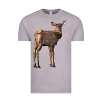 Vintage Zinc elk fawn deer Vintage Tee - LillyAllenDesigns