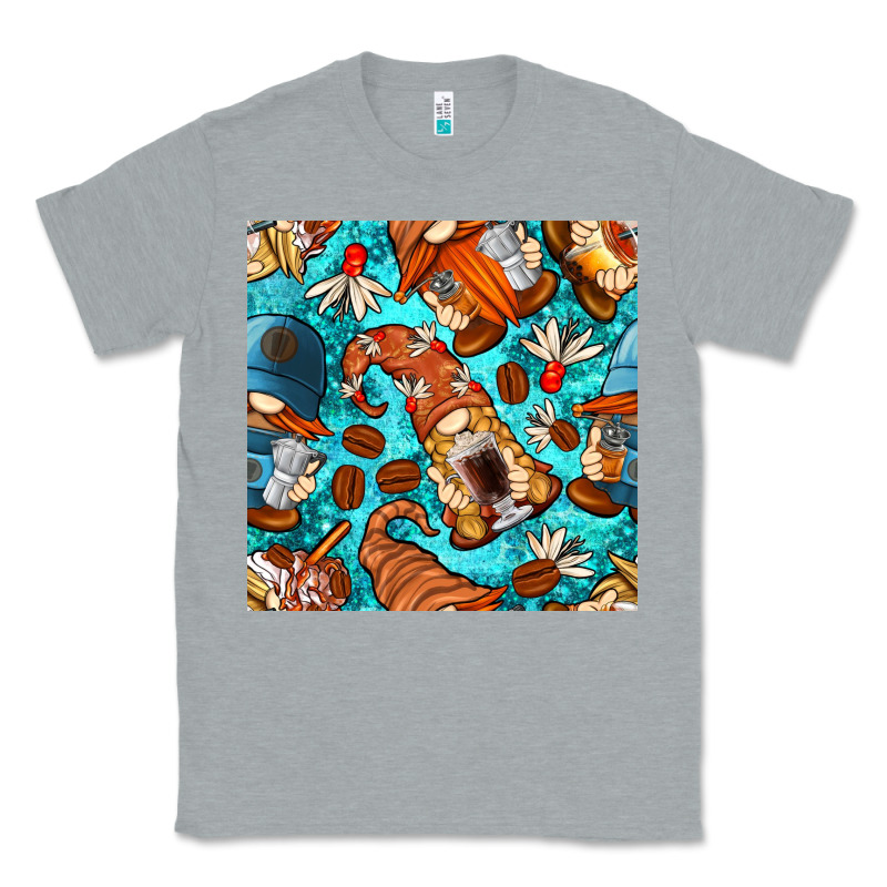 Coffee And Barista Gnomes With Glitter Seamless Pattern Bbs Classic Tee by BundleAndBundleShop | Teevron