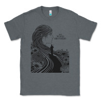 Charcoal Heather the wood brothers blues Classic Tee - linhVisuals