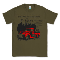 Army Green the wood brothers blues Classic Tee - linhVisuals