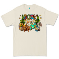 Bone Born To Camp Premium Tee - CowhideDigitalArt