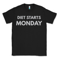 Black diet starts monday Classic Tee - linhVisuals