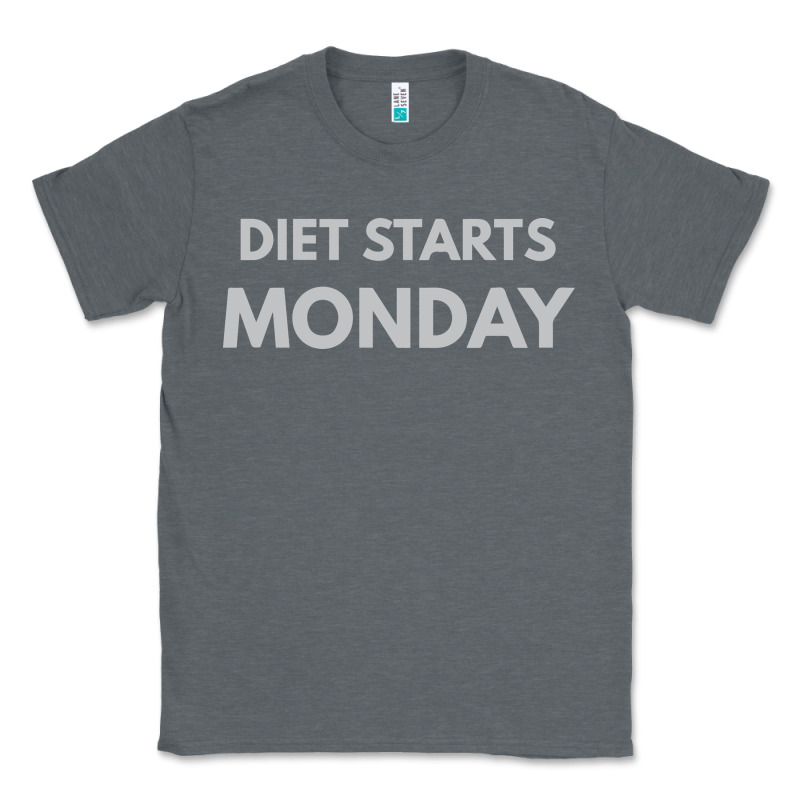 Diet Starts Monday Classic Tee by linhVisuals | Teevron