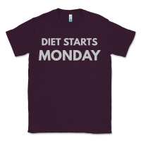 Plum diet starts monday Classic Tee - linhVisuals