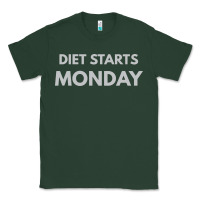 Sports Green diet starts monday Classic Tee - linhVisuals