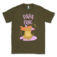 Army Green papa frog Classic Tee - linhVisuals