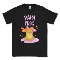 Black papa frog Classic Tee - linhVisuals
