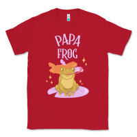 Red papa frog Classic Tee - linhVisuals