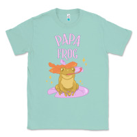 Seafoam papa frog Classic Tee - linhVisuals