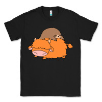 Black sloth and highland cow Classic Tee - linhVisuals