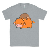 Heather Grey sloth and highland cow Classic Tee - linhVisuals